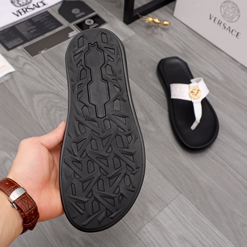 Replica Versace Slippers For Men #984310 $45.00 USD for Wholesale