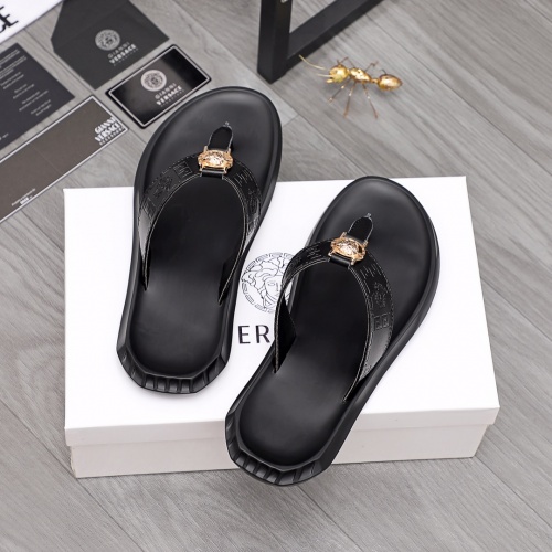 Replica Versace Slippers For Men #984311 $45.00 USD for Wholesale