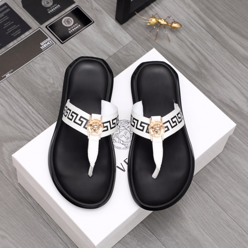 Replica Versace Slippers For Men #984312 $45.00 USD for Wholesale