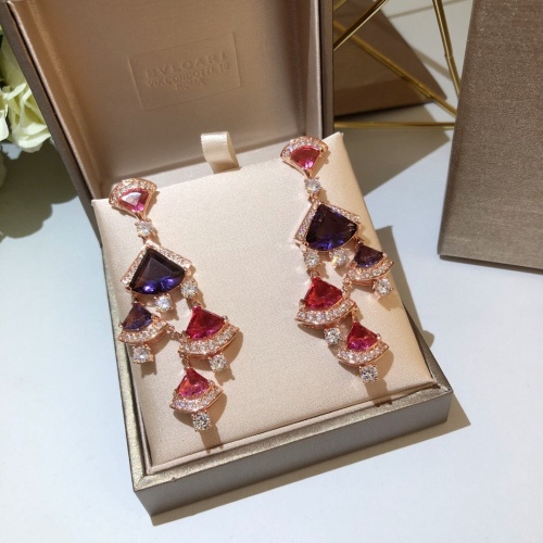 Replica Bvlgari Earrings For Women #984433 $48.00 USD for Wholesale