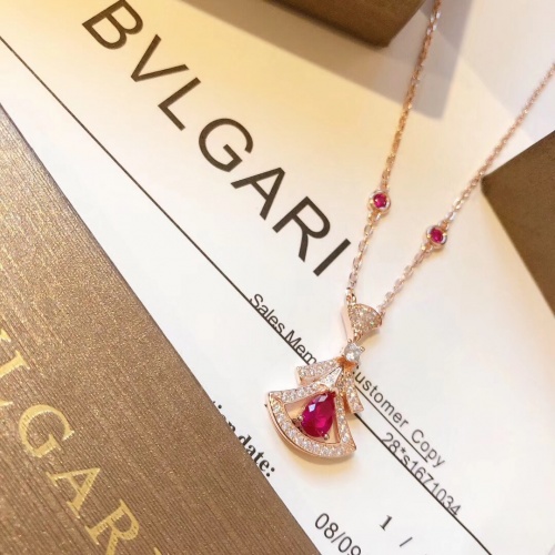 Replica Bvlgari Necklaces For Women #984469 $40.00 USD for Wholesale