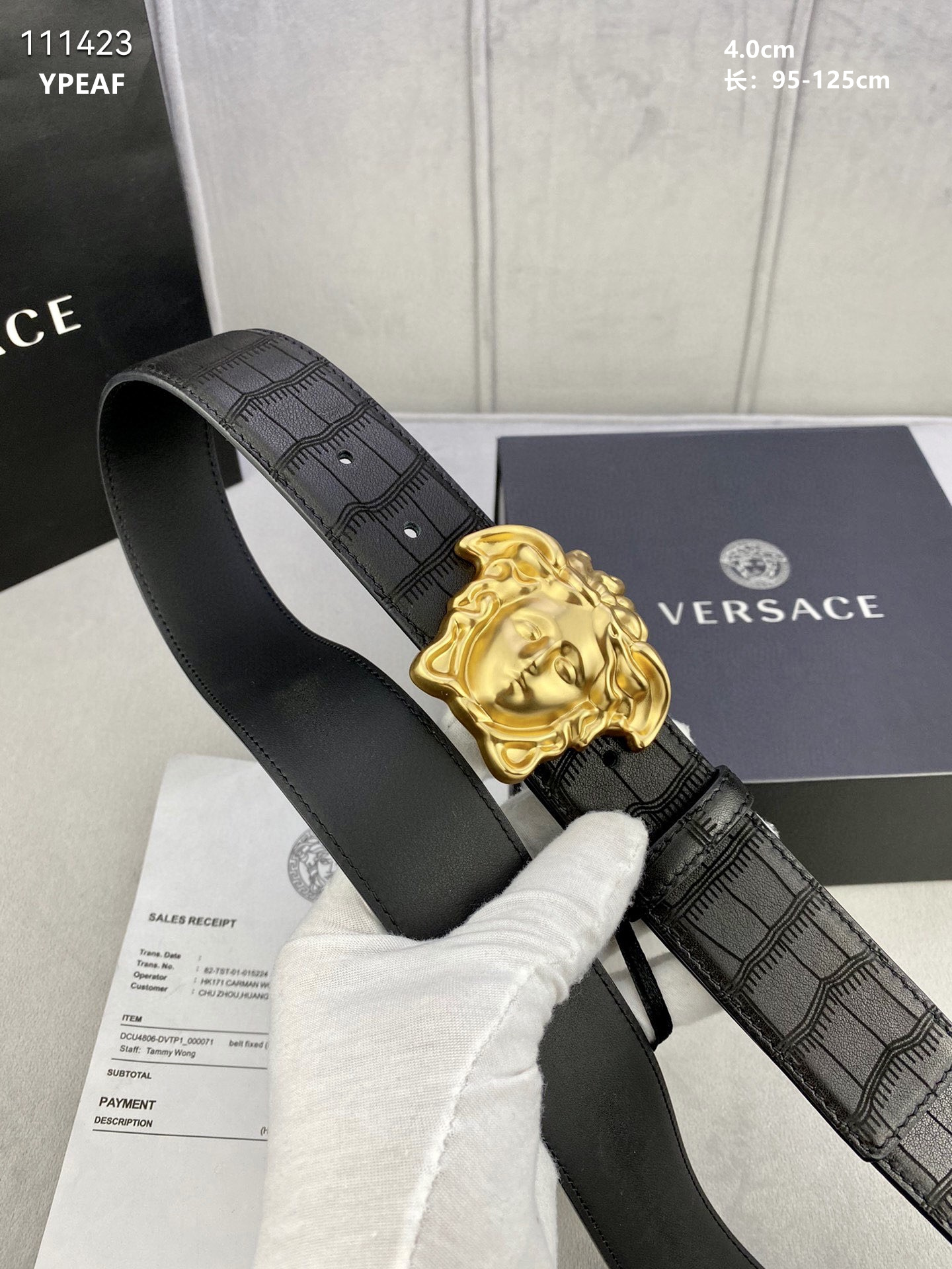 aaa versace belt