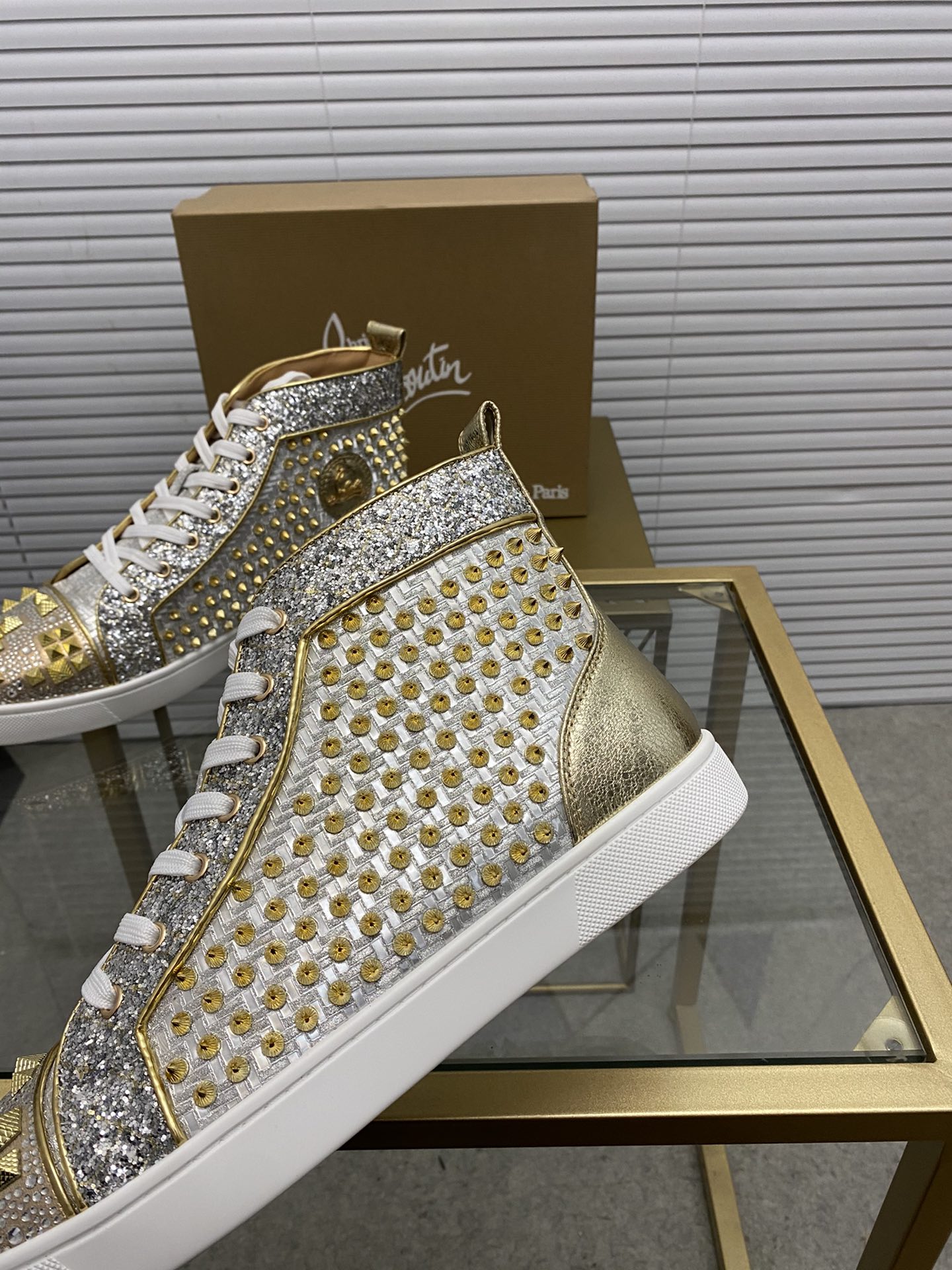 louboutin diamond sneakers