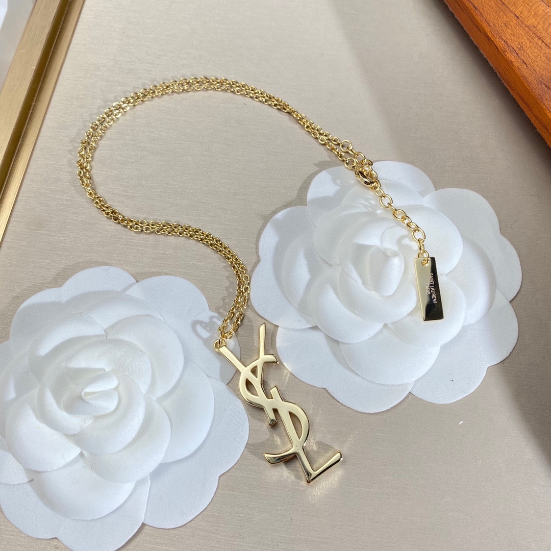 saint laurent ysl necklace