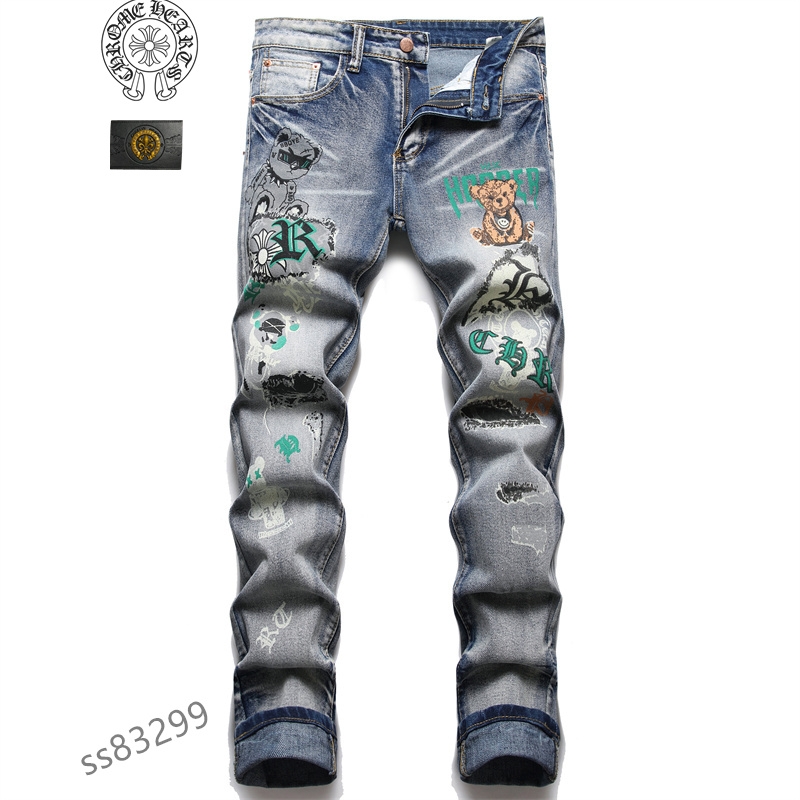 Chrome Hearts Jeans For Men #981091 $48.00 USD, Wholesale Replica ...