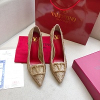 $88.00 USD Valentino High-Heeled Shoes For Women #973159