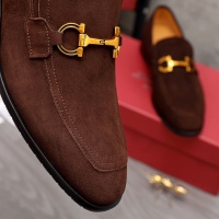 $96.00 USD Salvatore Ferragamo Leather Shoes For Men #983918
