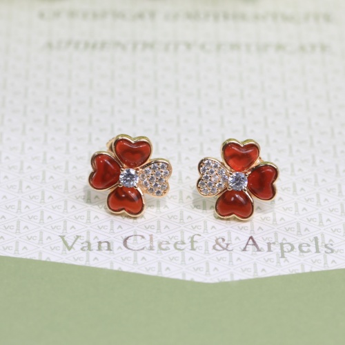 Replica Van Cleef & Arpels Earrings For Women #984926 $40.00 USD for Wholesale