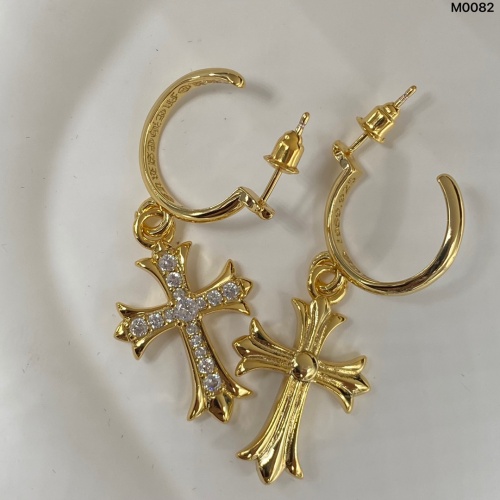 Replica Chrome Hearts Earring For Women #985237 $36.00 USD for Wholesale