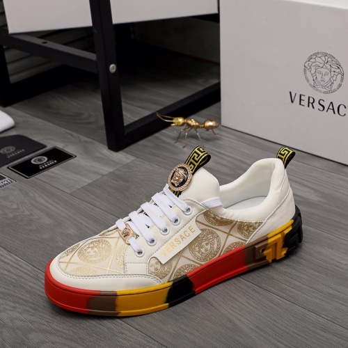 Replica Versace Casual Shoes For Men #985488 $72.00 USD for Wholesale