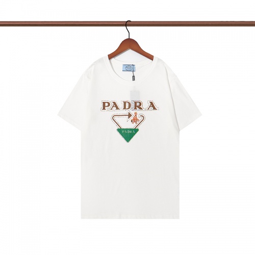 Prada T-Shirts Short Sleeved For Unisex #985566 $32.00 USD, Wholesale Replica Prada T-Shirts