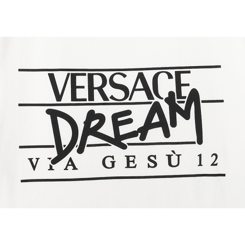 Replica Versace T-Shirts Short Sleeved For Unisex #985568 $27.00 USD for Wholesale