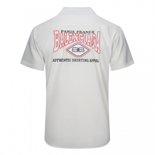 Replica Balenciaga Shirts Short Sleeved For Men #985592 $36.00 USD for Wholesale