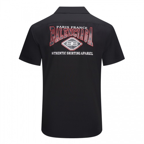 Replica Balenciaga Shirts Short Sleeved For Men #985593 $36.00 USD for Wholesale