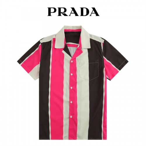 Prada Shirts Short Sleeved For Men #985603