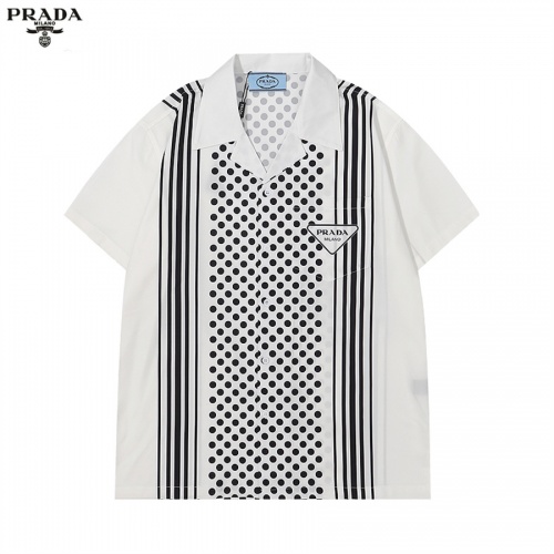 Prada Shirts Short Sleeved For Men #985604