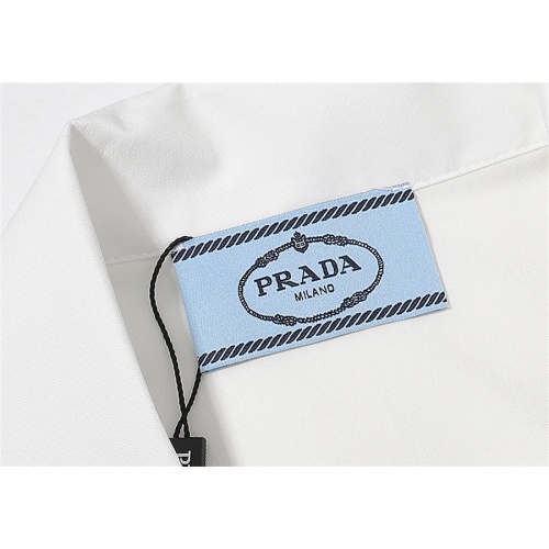 Replica Prada Shirts Short Sleeved For Men #985605 $36.00 USD for Wholesale