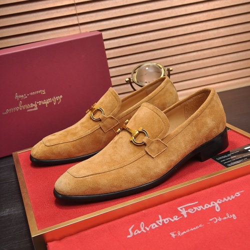 $92.00 USD Ferragamo Leather Shoes For Men #985624