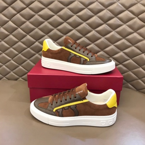 Replica Salvatore Ferragamo Casual Shoes For Men #985638 $72.00 USD for Wholesale