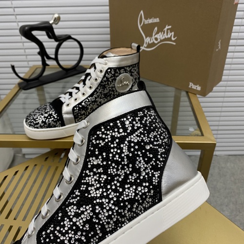 Replica Christian Louboutin High Tops Shoes For Women #985715 $92.00 USD for Wholesale