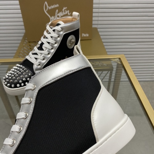 Replica Christian Louboutin High Tops Shoes For Women #985718 $92.00 USD for Wholesale