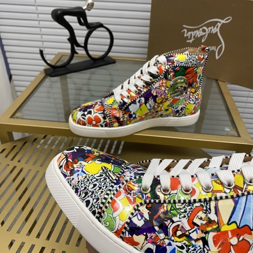 Replica Christian Louboutin High Tops Shoes For Women #985722 $92.00 USD for Wholesale
