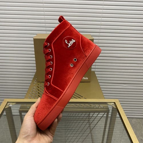 Replica Christian Louboutin High Tops Shoes For Women #985724 $96.00 USD for Wholesale
