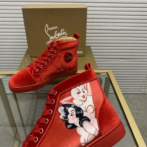 Replica Christian Louboutin High Tops Shoes For Women #985724 $96.00 USD for Wholesale