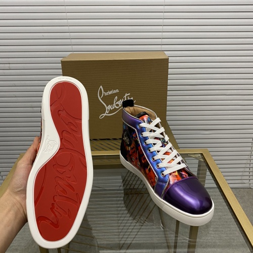 Replica Christian Louboutin High Tops Shoes For Men #985727 $98.00 USD for Wholesale