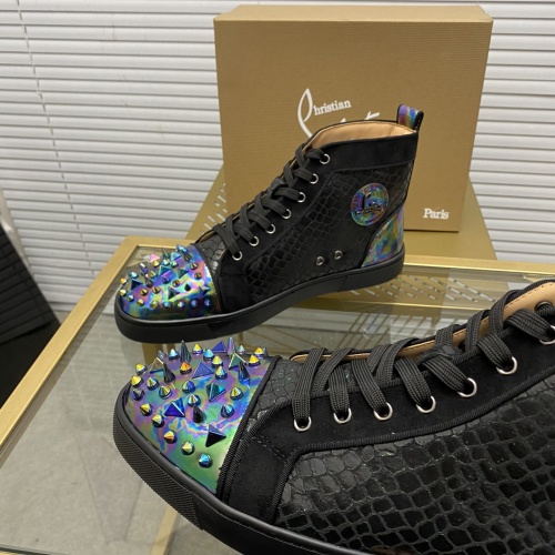 Replica Christian Louboutin High Tops Shoes For Women #985730 $100.00 USD for Wholesale
