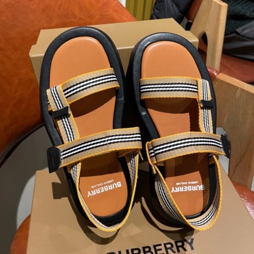 Replica Burberry Sandal For Women #985790 $82.00 USD for Wholesale