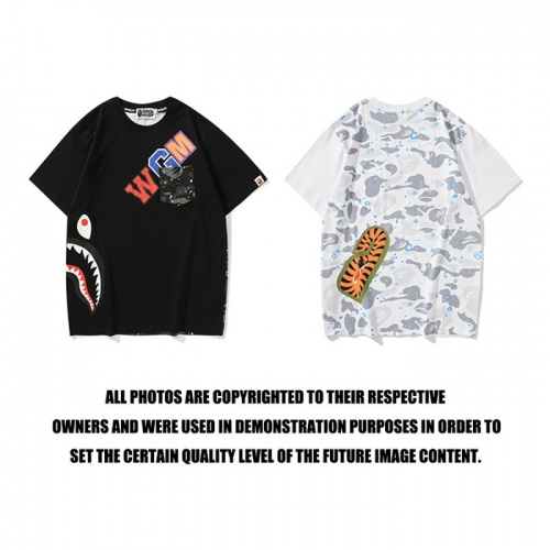 Replica Bape T-Shirts Short Sleeved For Men #985828 $27.00 USD for Wholesale