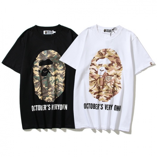 Replica Bape T-Shirts Short Sleeved For Men #985844 $25.00 USD for Wholesale
