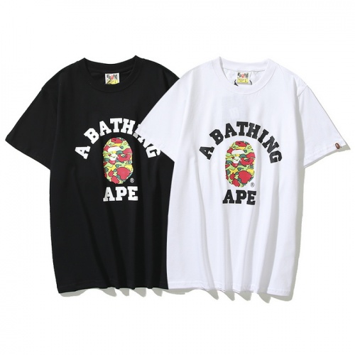 Replica Bape T-Shirts Short Sleeved For Men #985846 $24.00 USD for Wholesale