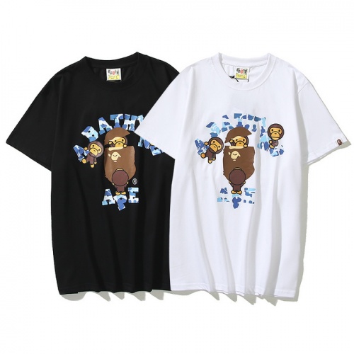 Replica Bape T-Shirts Short Sleeved For Men #985854 $24.00 USD for Wholesale