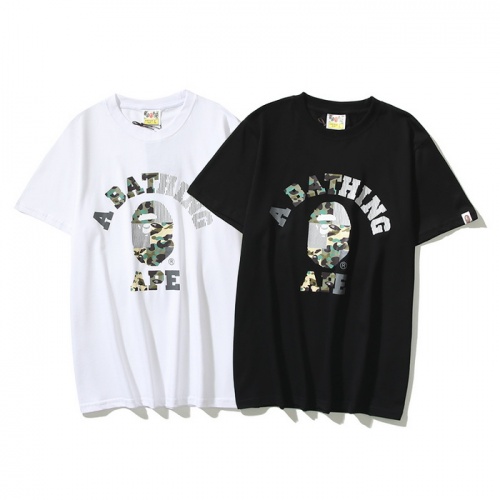Replica Bape T-Shirts Short Sleeved For Men #985856 $24.00 USD for Wholesale