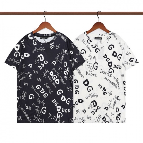 Replica Dolce & Gabbana D&G T-Shirts Short Sleeved For Men #985900 $24.00 USD for Wholesale