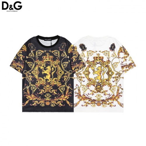 Replica Dolce & Gabbana D&G T-Shirts Short Sleeved For Men #985905 $24.00 USD for Wholesale