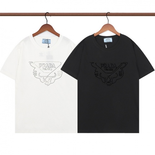 Replica Prada T-Shirts Short Sleeved For Unisex #985938 $27.00 USD for Wholesale