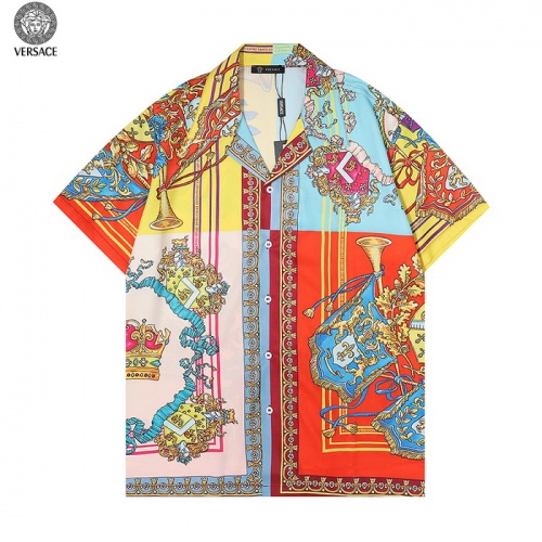 Versace Shirts Short Sleeved For Men #986228 $32.00 USD, Wholesale Replica Versace Shirts