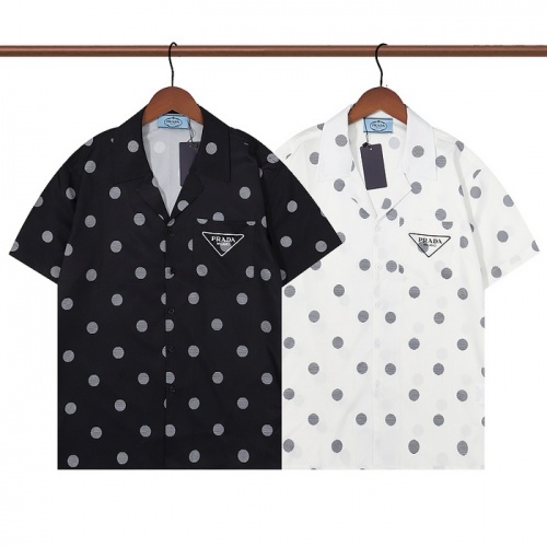 Replica Prada Shirts Short Sleeved For Men #986236 $29.00 USD for Wholesale
