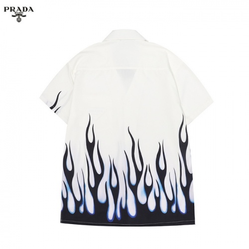 Replica Prada Shirts Short Sleeved For Men #986239 $32.00 USD for Wholesale