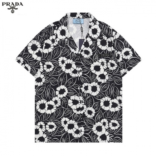 Prada Shirts Short Sleeved For Men #986241