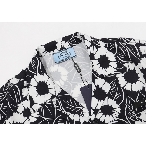 Replica Prada Shirts Short Sleeved For Men #986241 $32.00 USD for Wholesale