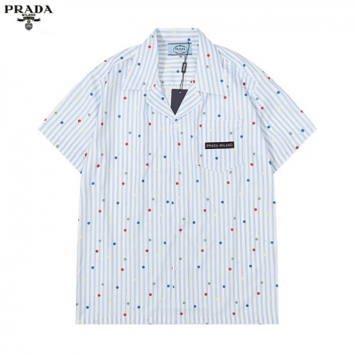 Prada Shirts Short Sleeved For Men #986242