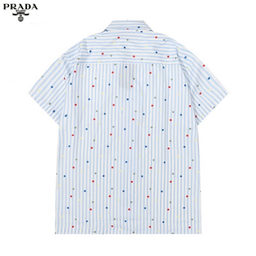 Replica Prada Shirts Short Sleeved For Men #986242 $32.00 USD for Wholesale
