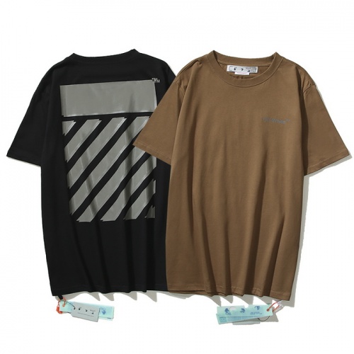 Replica Off-White T-Shirts Short Sleeved For Unisex #986299 $29.00 USD for Wholesale