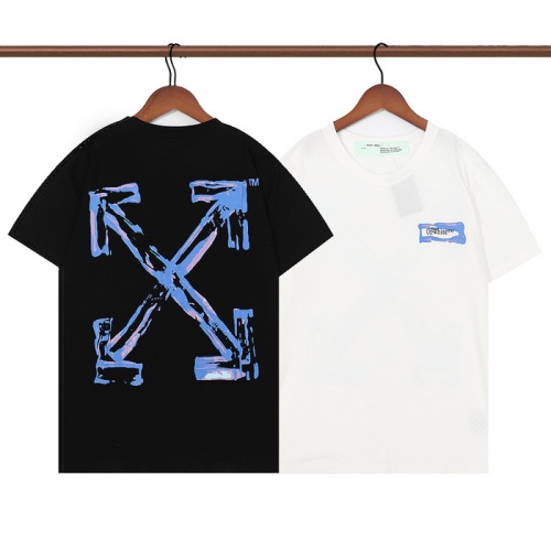 Replica Off-White T-Shirts Short Sleeved For Unisex #986317 $27.00 USD for Wholesale