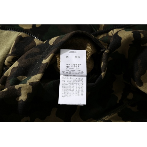 Replica Bape Hoodies Long Sleeved For Men #986350 $68.00 USD for Wholesale