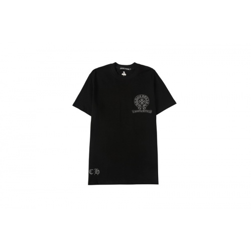 Replica Chrome Hearts T-Shrits Short Sleeved For Unisex #986370 $25.00 USD for Wholesale